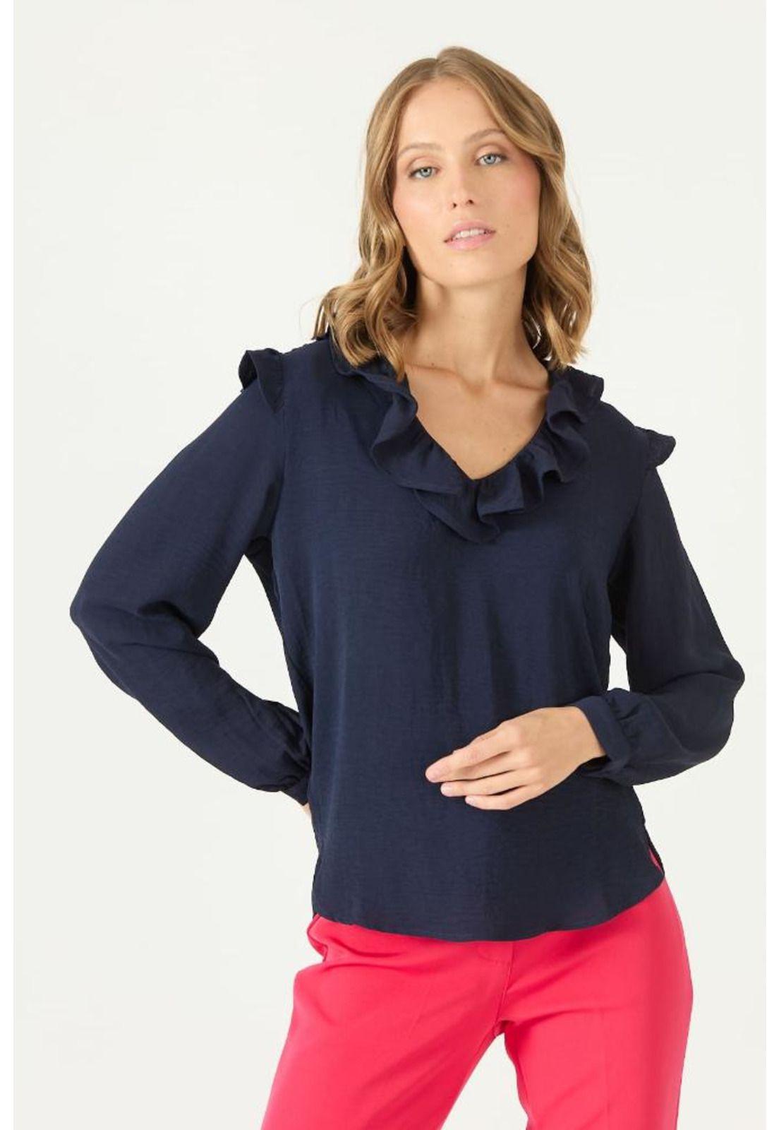 Blusa azul marino PRIVILEGE 2147-2