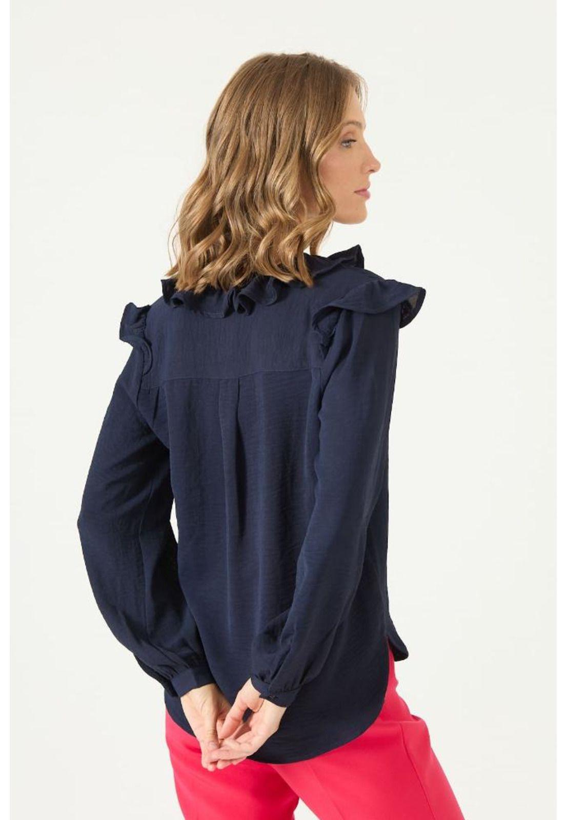Blusa azul marino PRIVILEGE 2147-4
