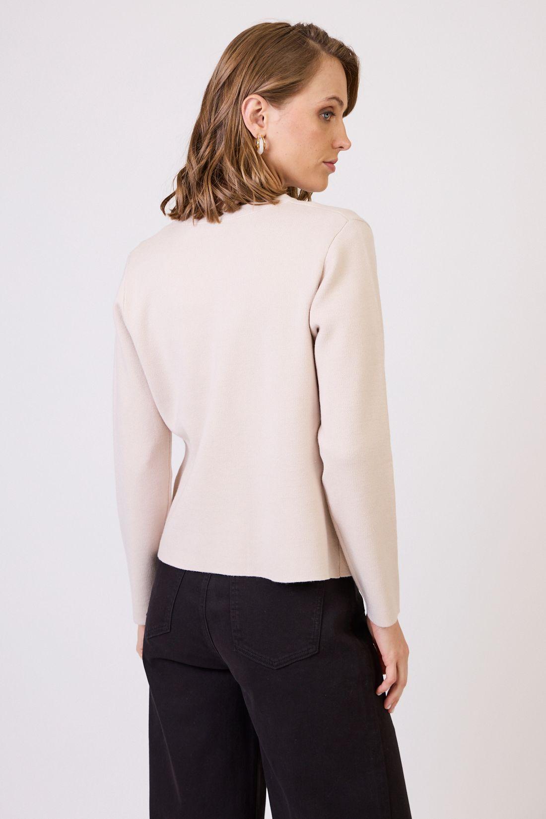 Cardigan Con Bordados Crudo Cod 5414236-3