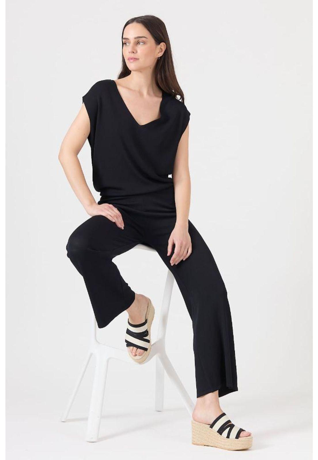 Pantalon palazzo azul PRIVILEGE 1256-0