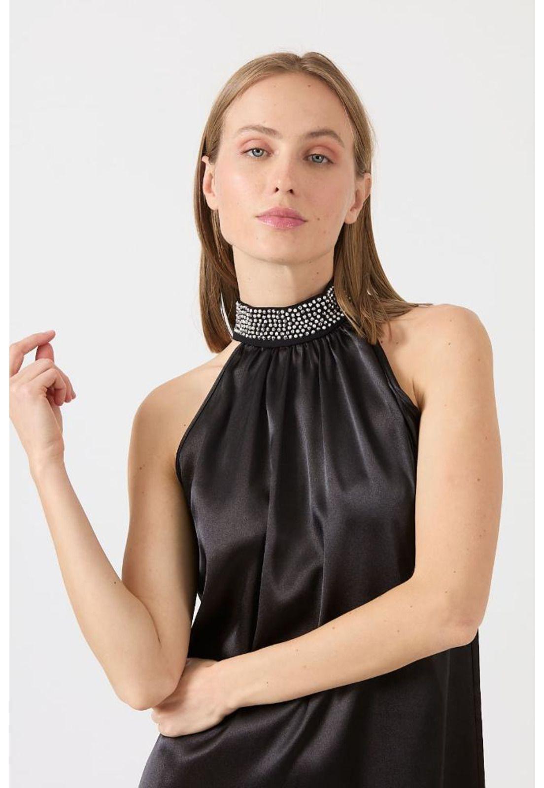 Vestido negro PRIVILEGE 1056-2