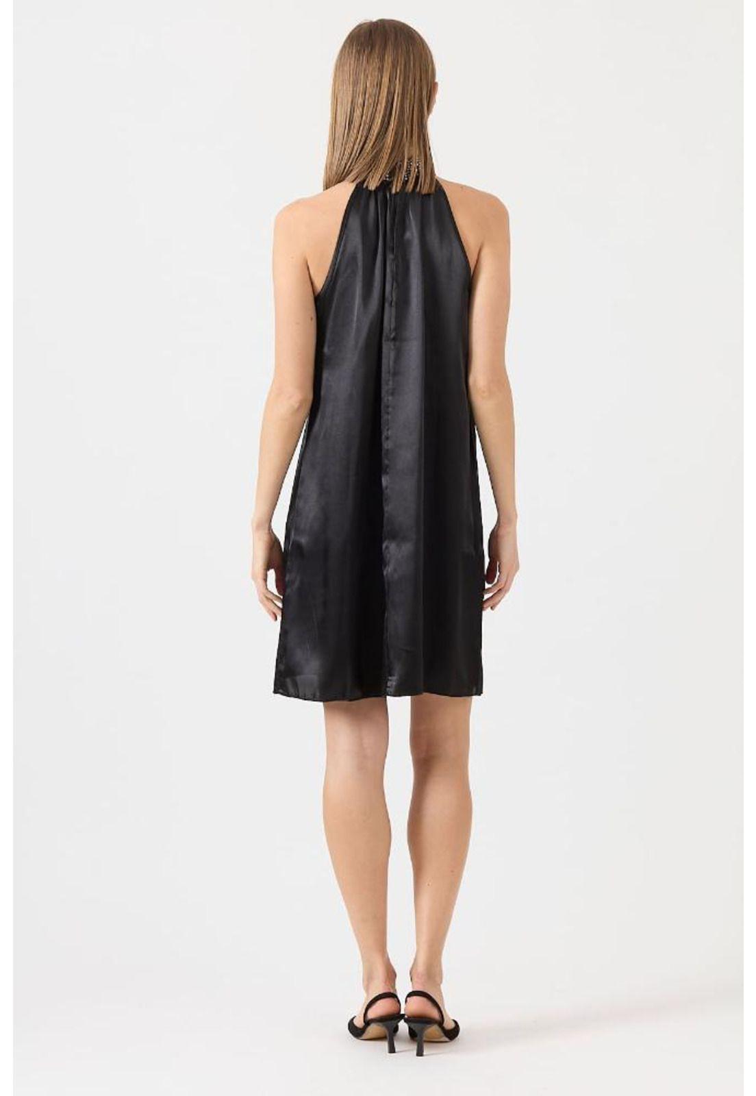 Vestido negro PRIVILEGE 1056-3
