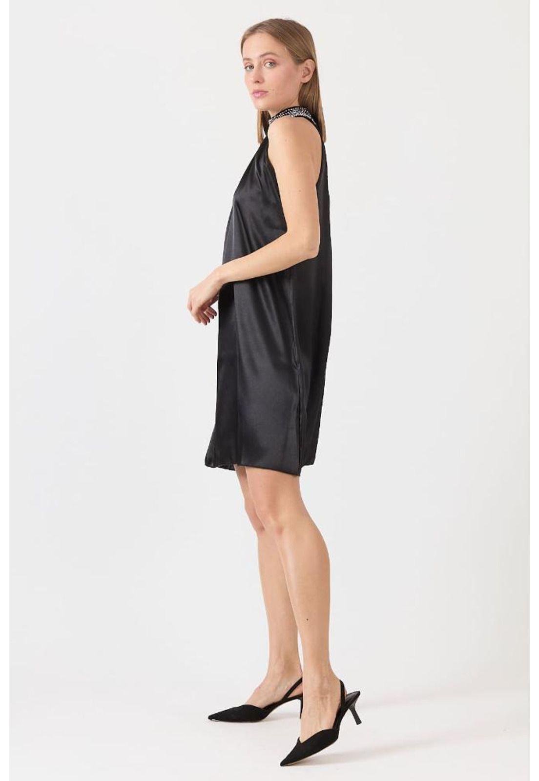 Vestido negro PRIVILEGE 1056-4