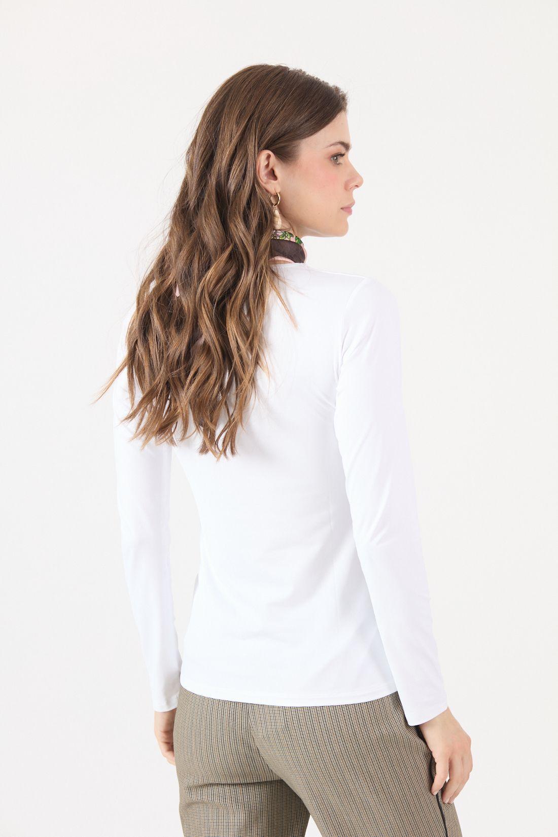 Polera Poliamida Blanca Cod 2800016-4