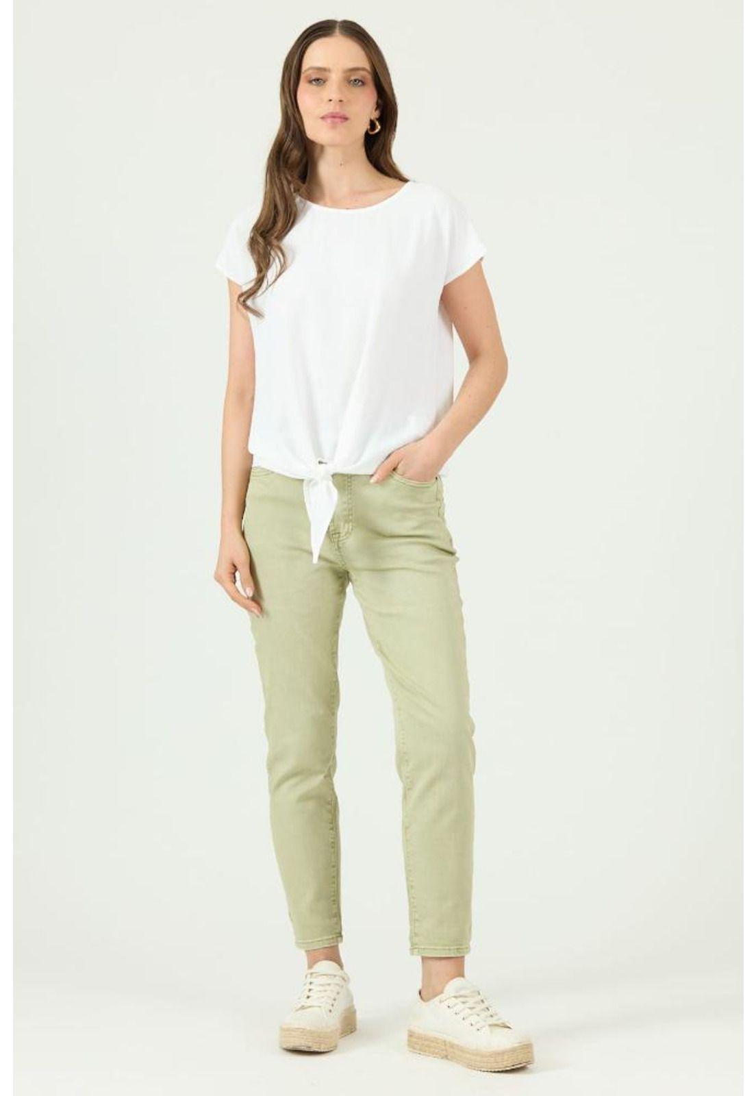 Jeans verde PRIVILEGE-0