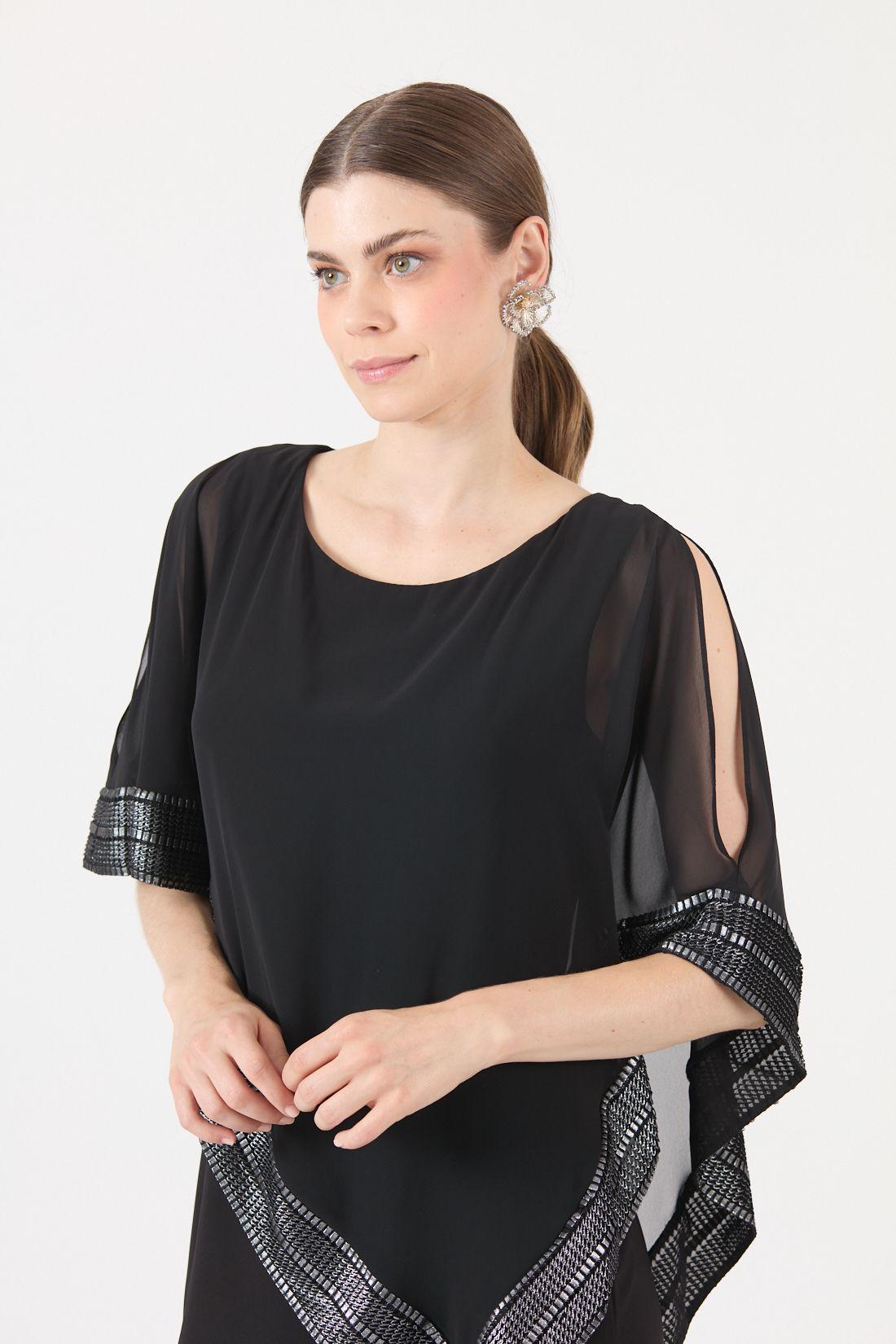Vestido Negro Cod 0702446-0