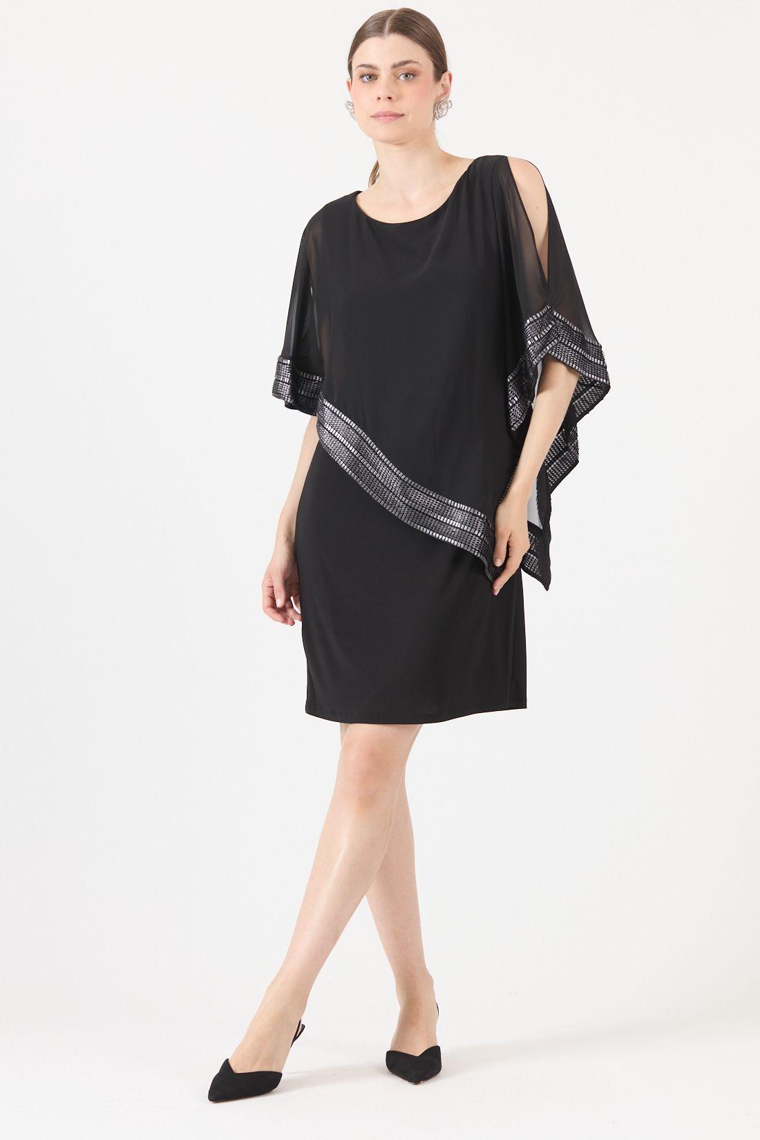 Vestido Negro Cod 0702446-1