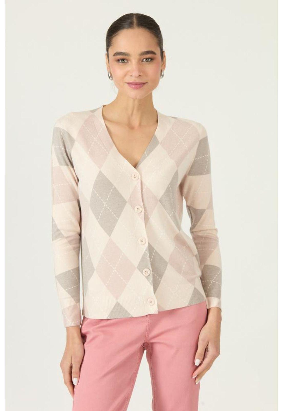 Cardigan crudo estampado PRIVILEGE 2934-0