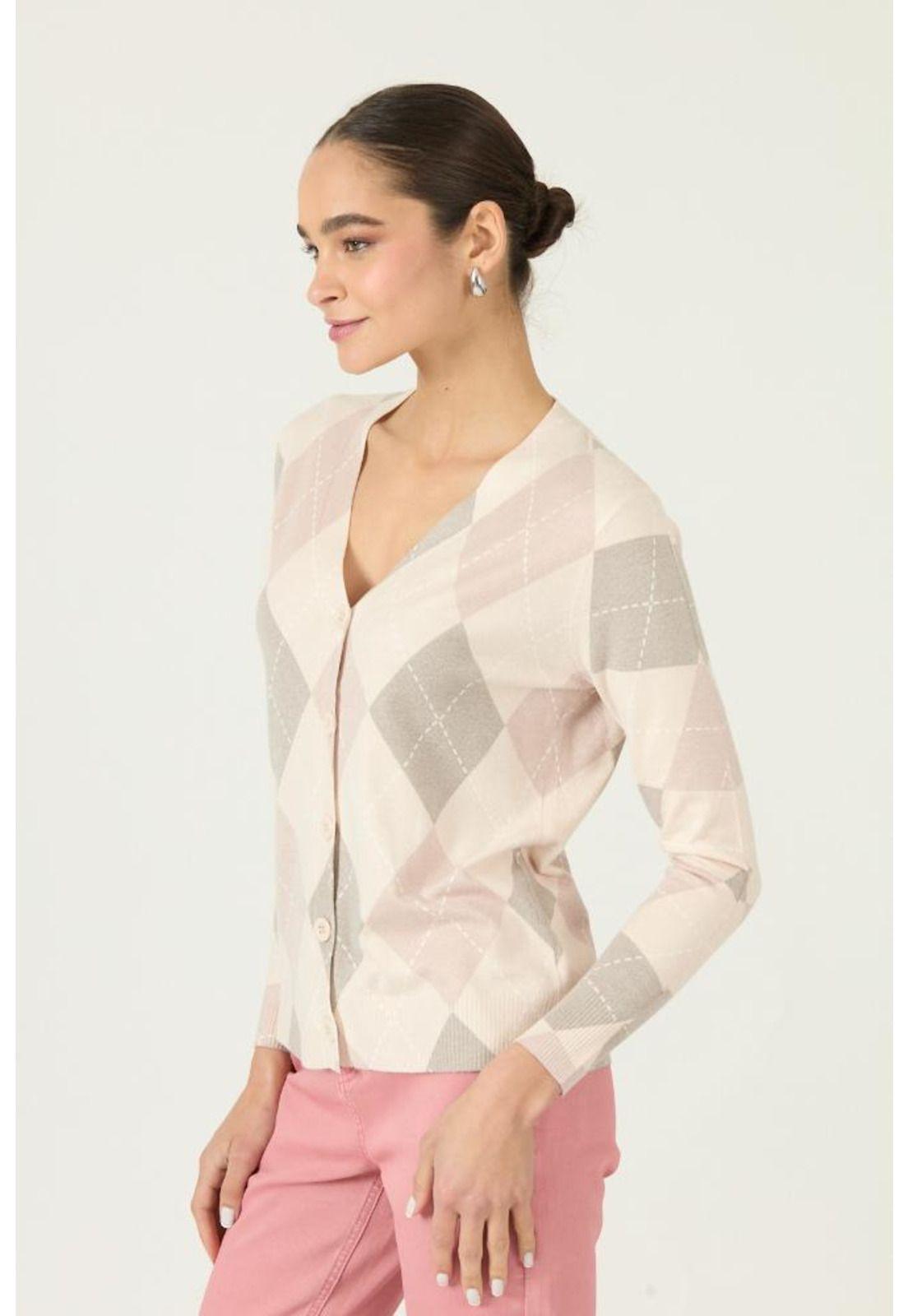 Cardigan crudo estampado PRIVILEGE 2934-1