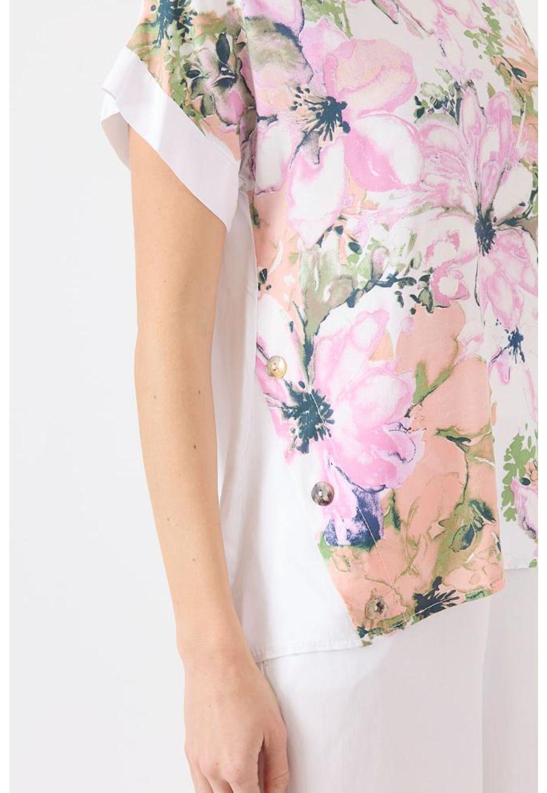 Blusa rosa estampada PRIVILEGE 1452-4