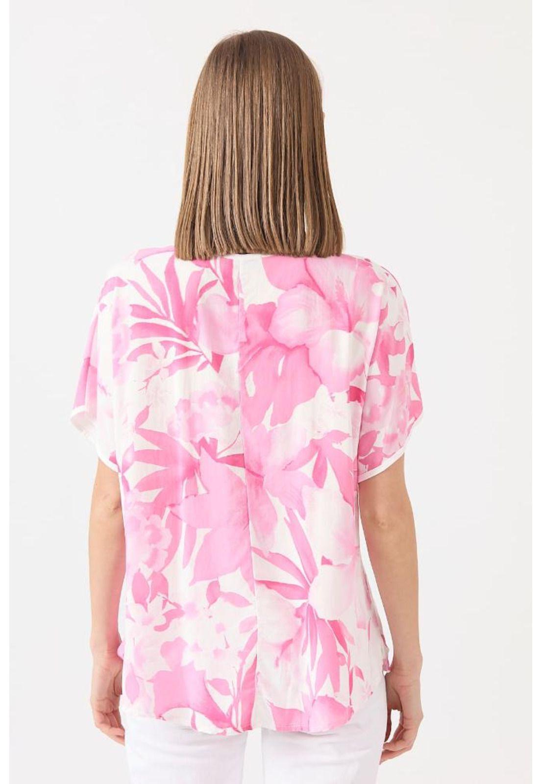 Blusa rosa estampada PRIVILEGE 1451-3