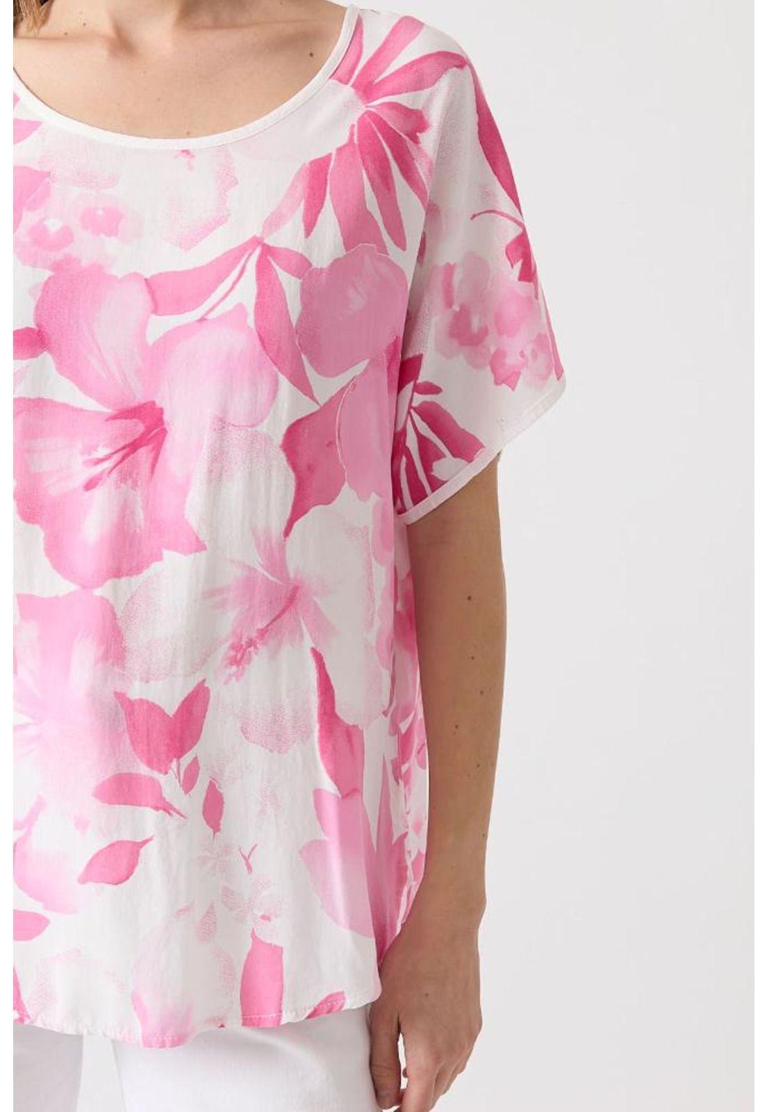 Blusa rosa estampada PRIVILEGE 1451-4