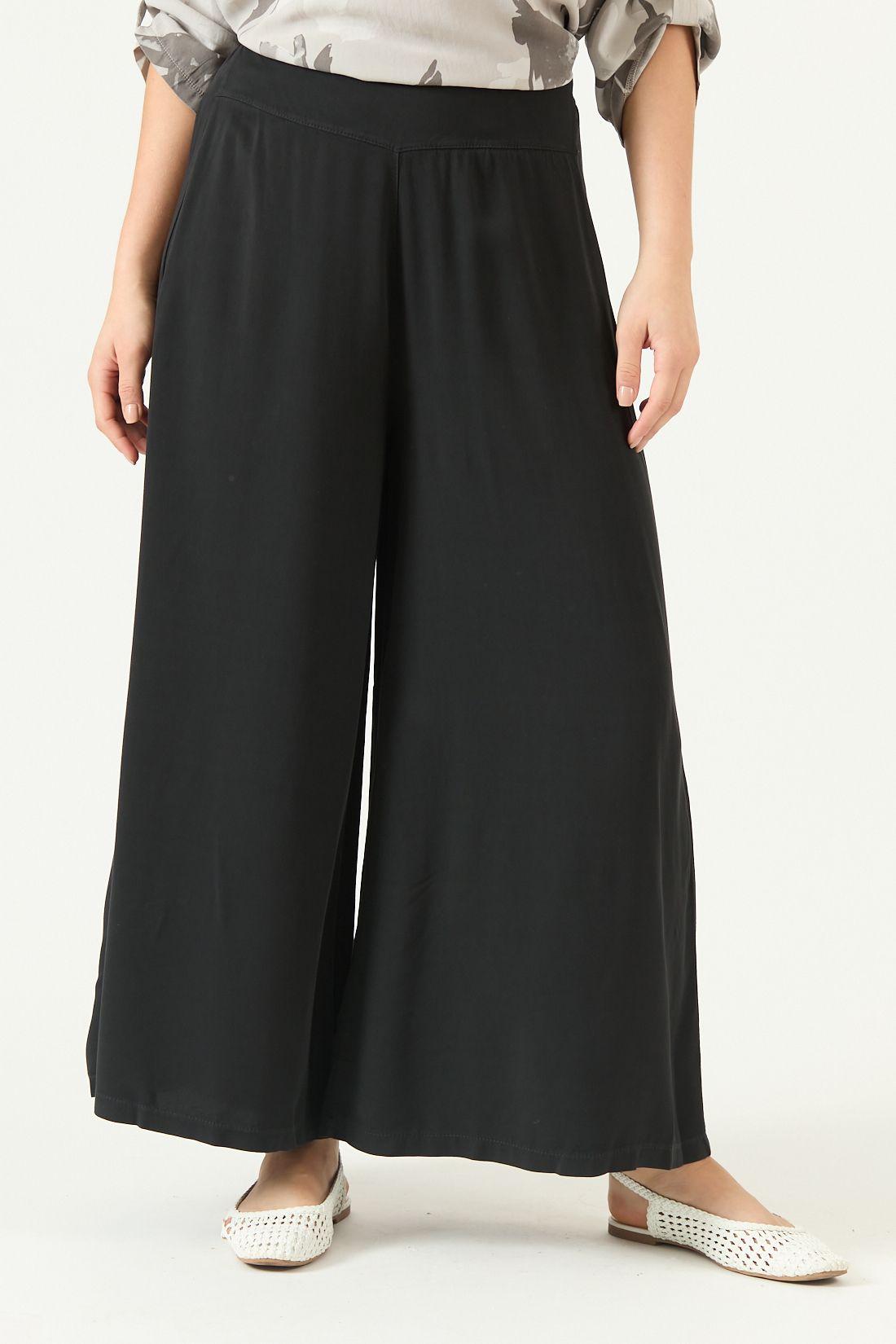 Pantalon Wide Leg Negro Cod 2013705-1