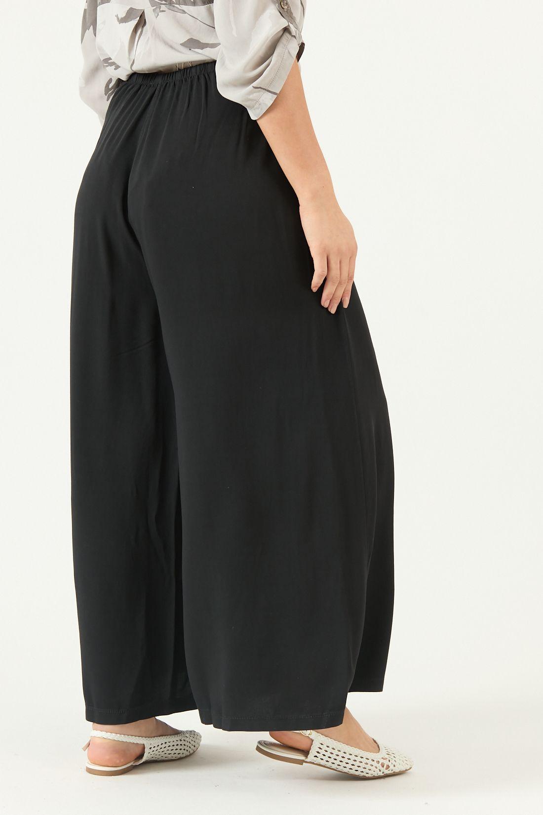 Pantalon Wide Leg Negro Cod 2013705-2