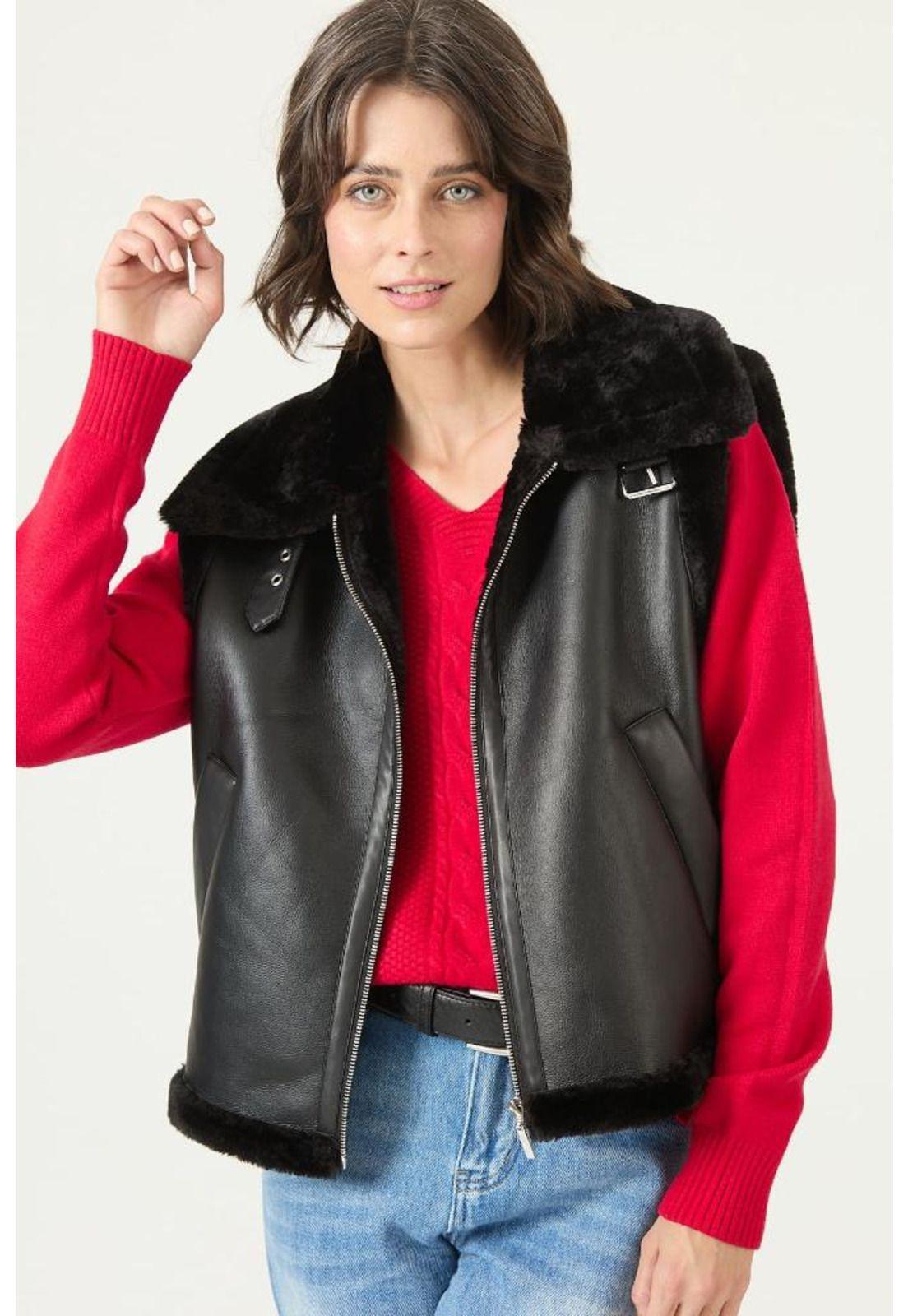 Sweater rojo trenzas PRIVILEGE 2775-1