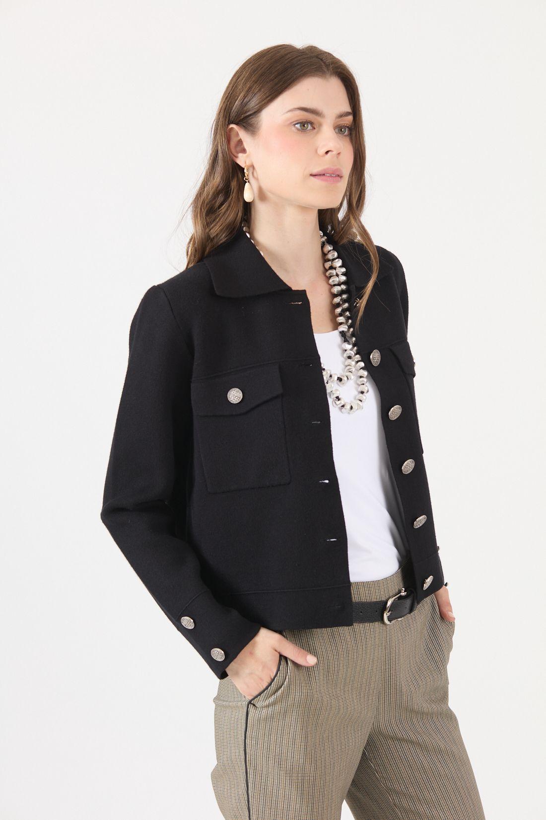 Chaqueta Negra Cod 1535956-3