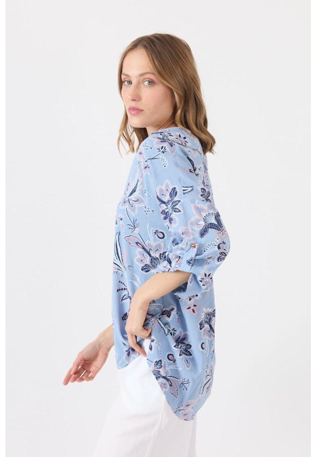 Blusa denim estampada PRIVILEGE 1205-4