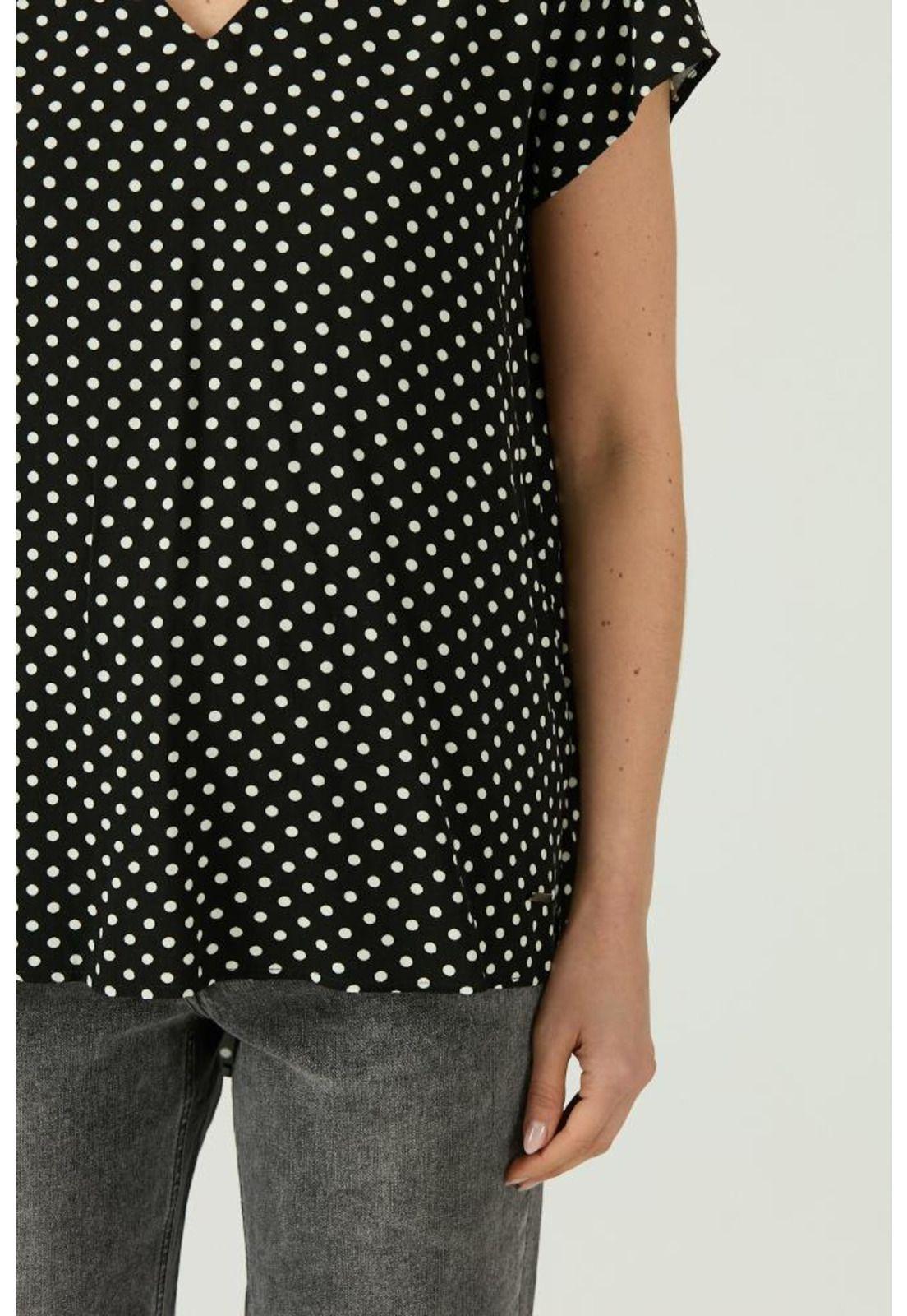 Blusa bicolor estampada PRIVILEGE 1605-2