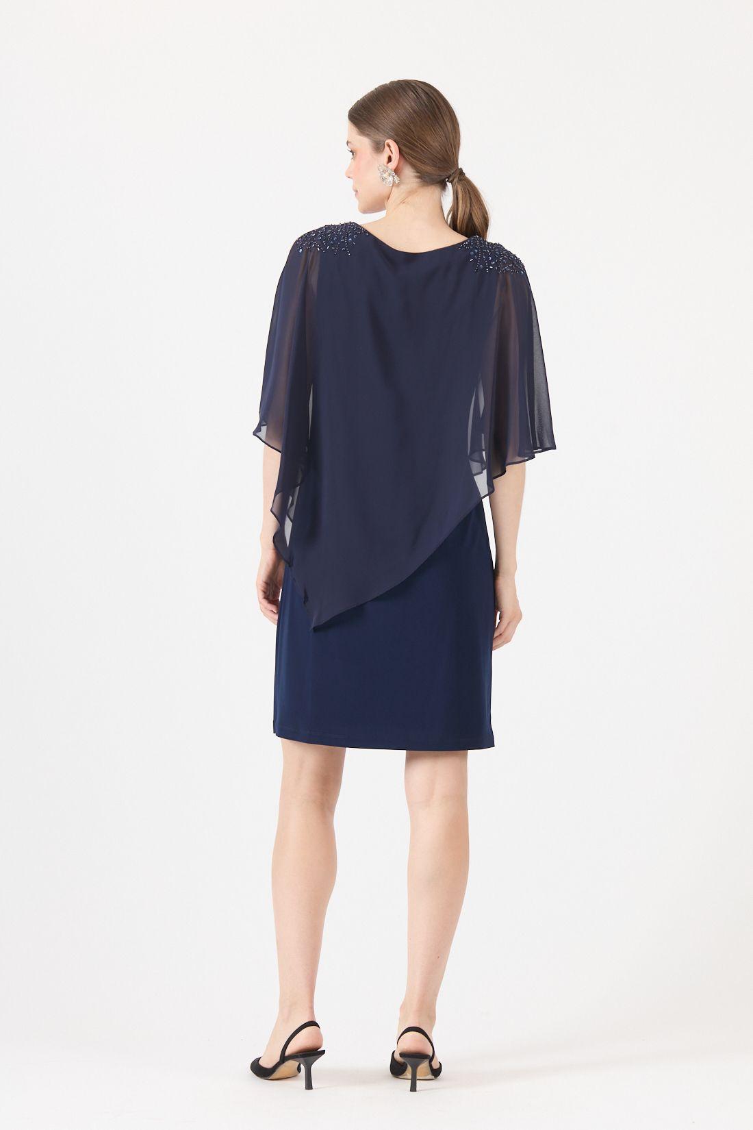 Vestido Azul Cod 0702376-3