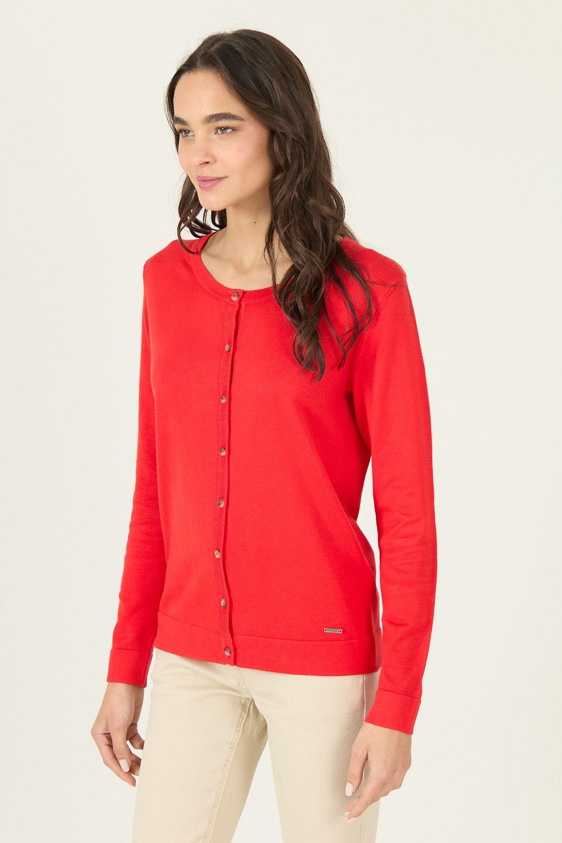 Cardigan Rojo Cod 7900425-2