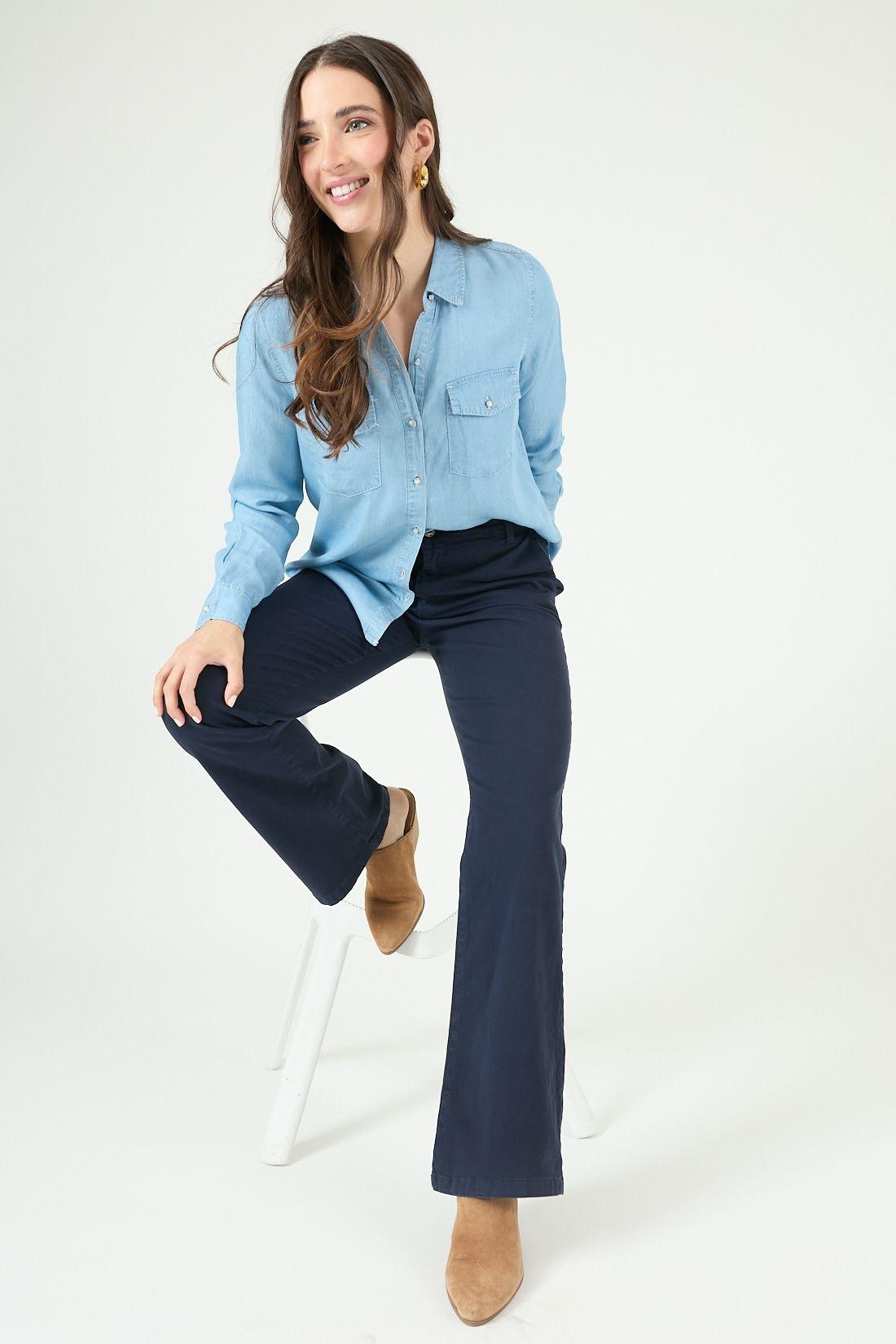 Jeans straight azul 2282-0
