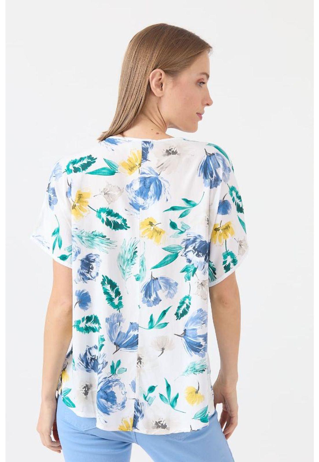 Blusa blanca estampada PRIVILEGE 1200-3