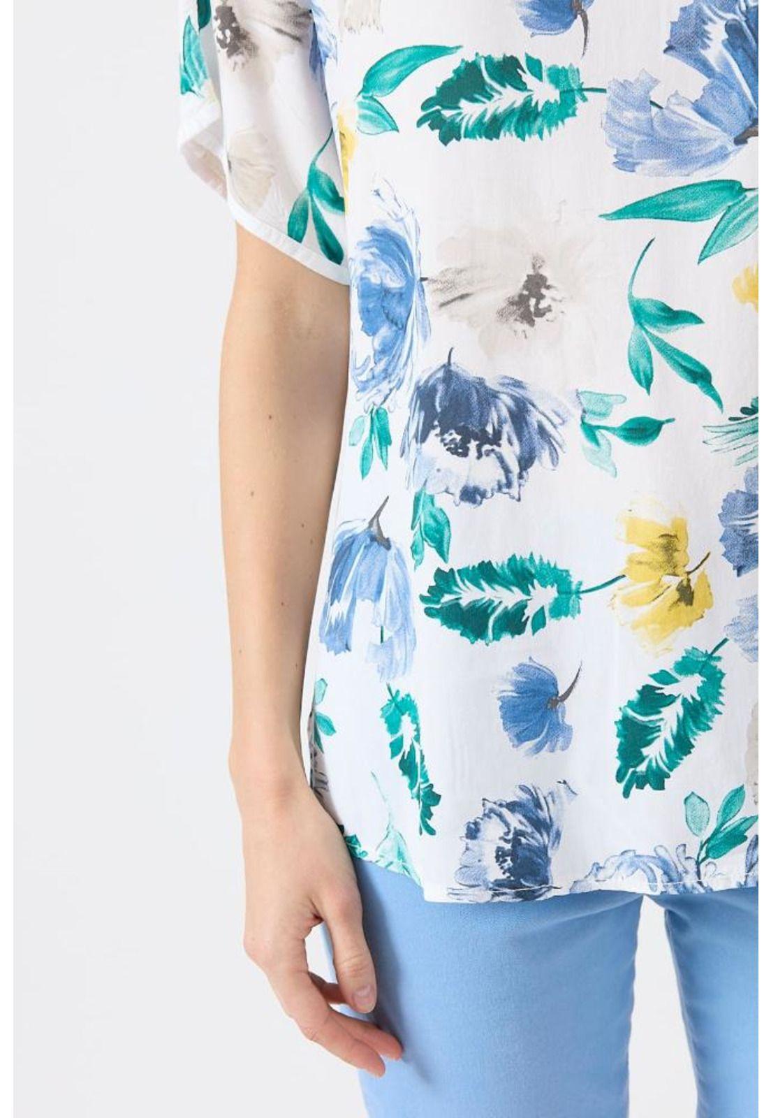 Blusa blanca estampada PRIVILEGE 1200-4