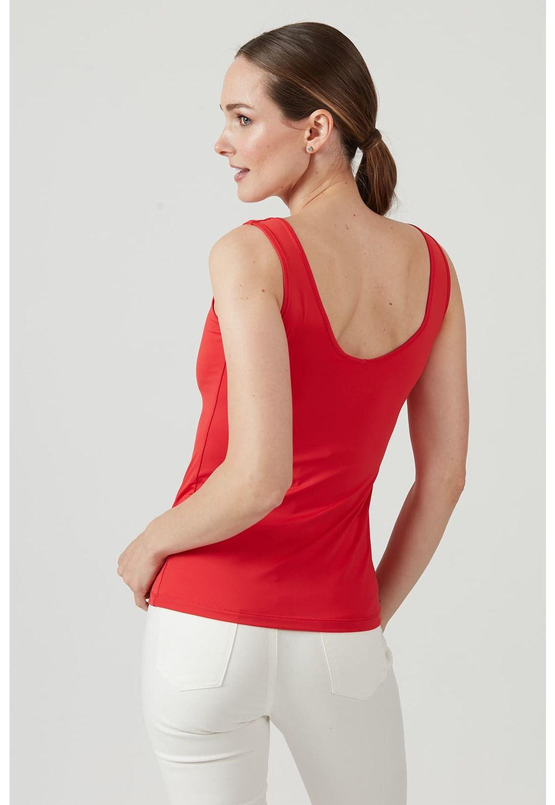 Polera poliamida roja PRIVILEGE 106-2