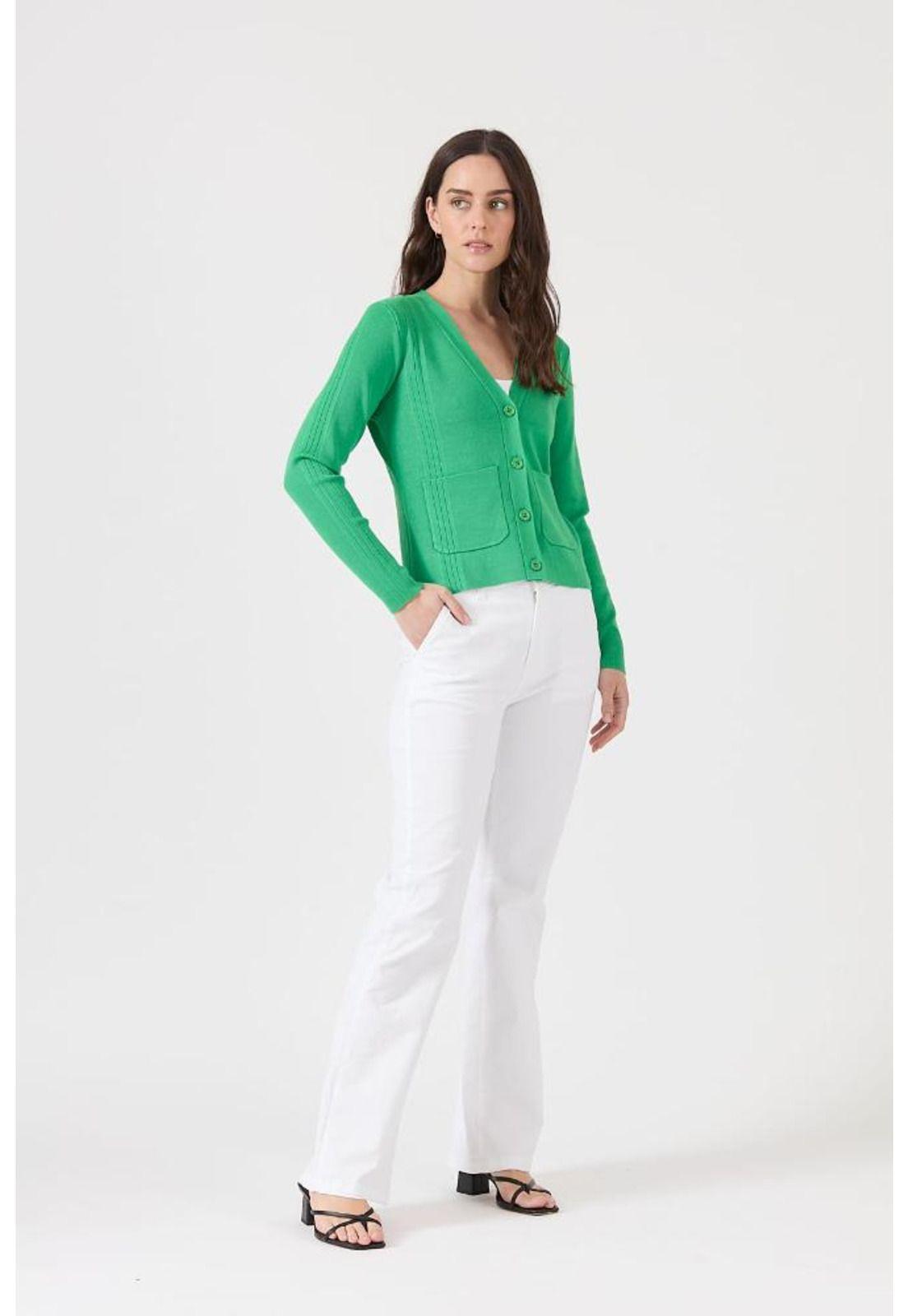Cardigan verde PRIVILEGE 1510-0