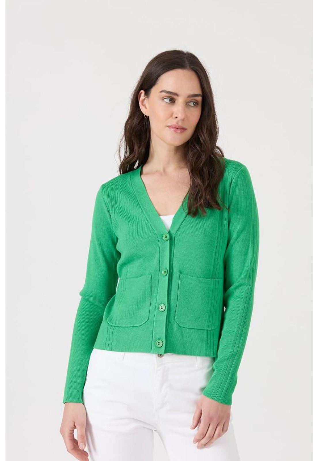Cardigan verde PRIVILEGE 1510-1