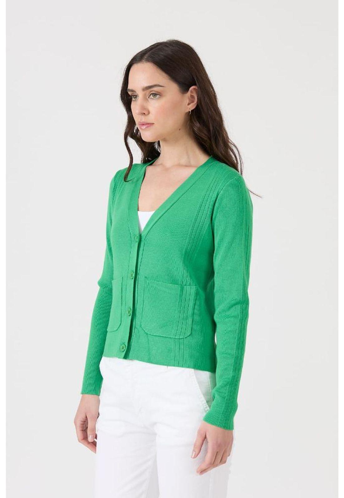 Cardigan verde PRIVILEGE 1510-2