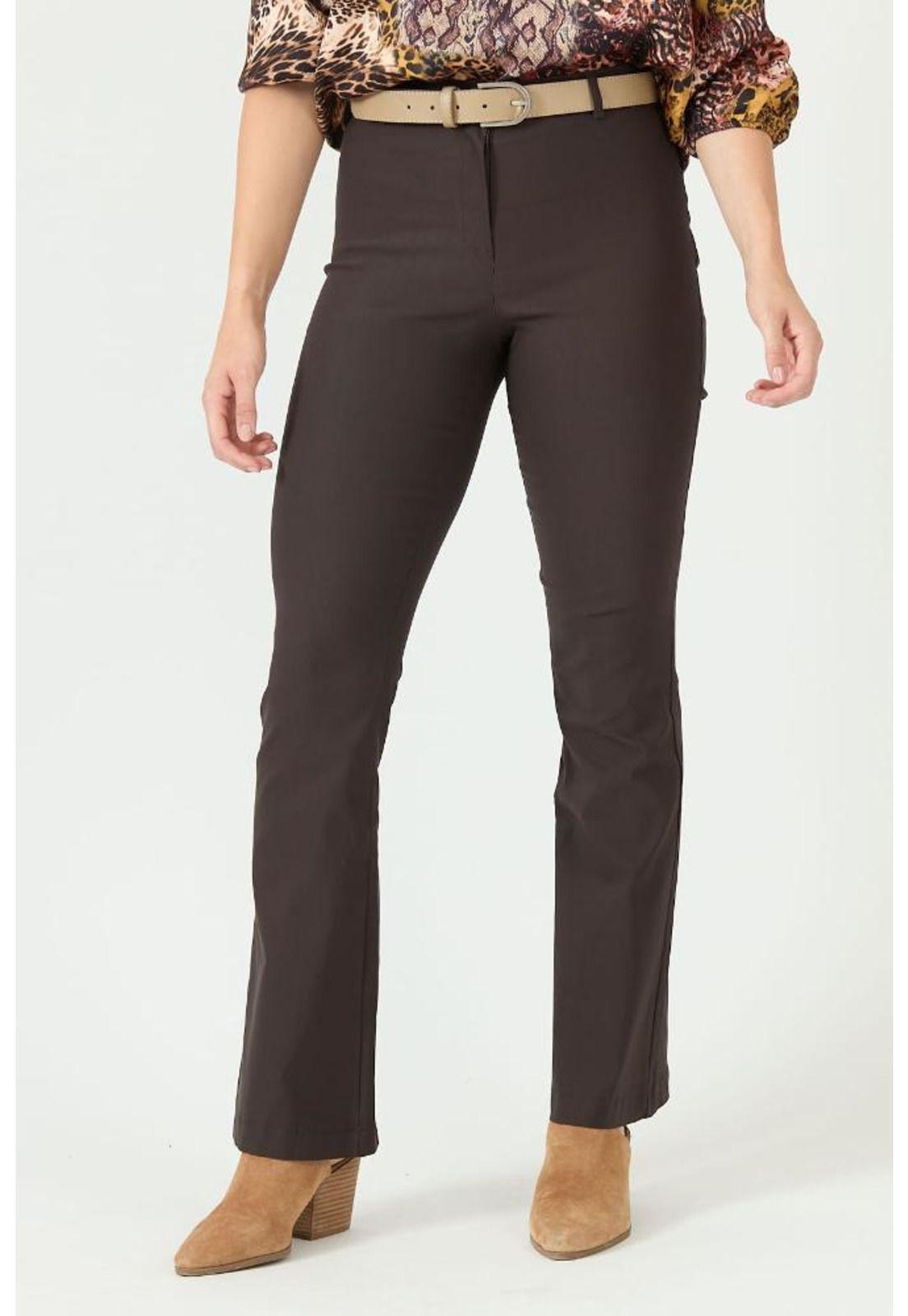Pantalon flare cafe moro PRIVILEGE 2253-6