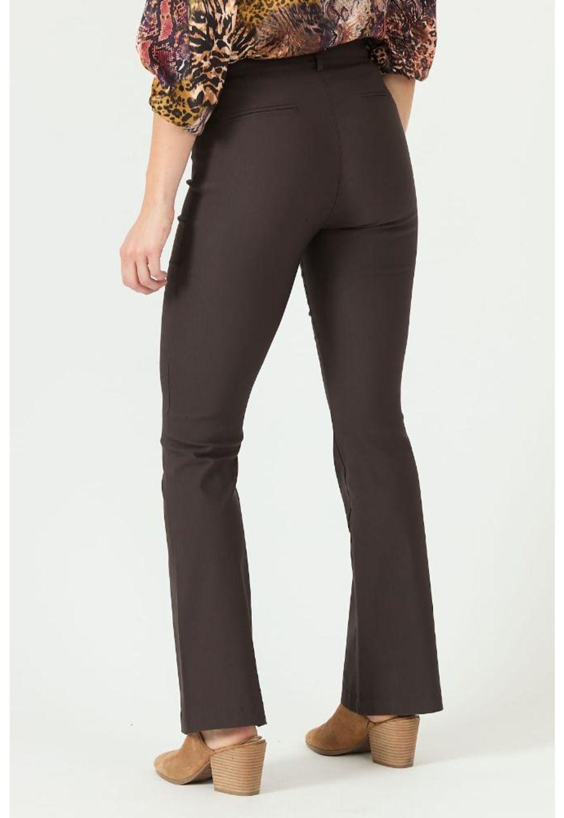 Pantalon flare cafe moro PRIVILEGE 2253-7