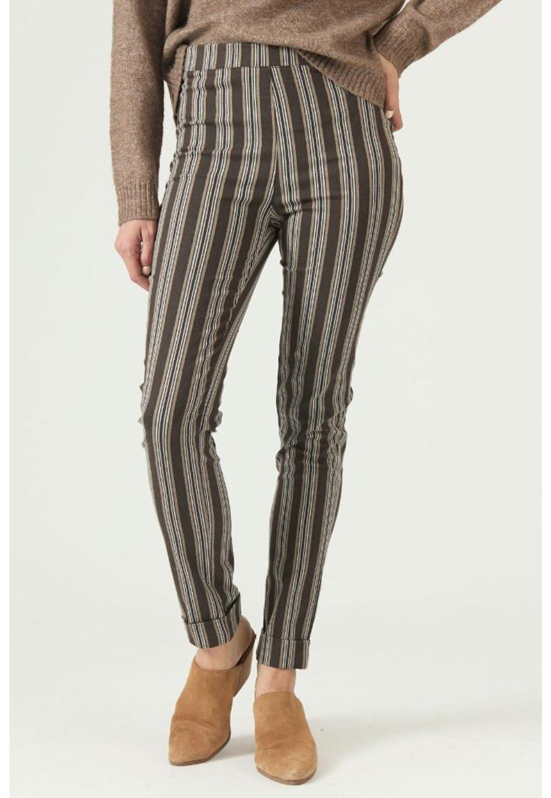 Leggings cafe moro estampada PRIVILEGE 2612-1