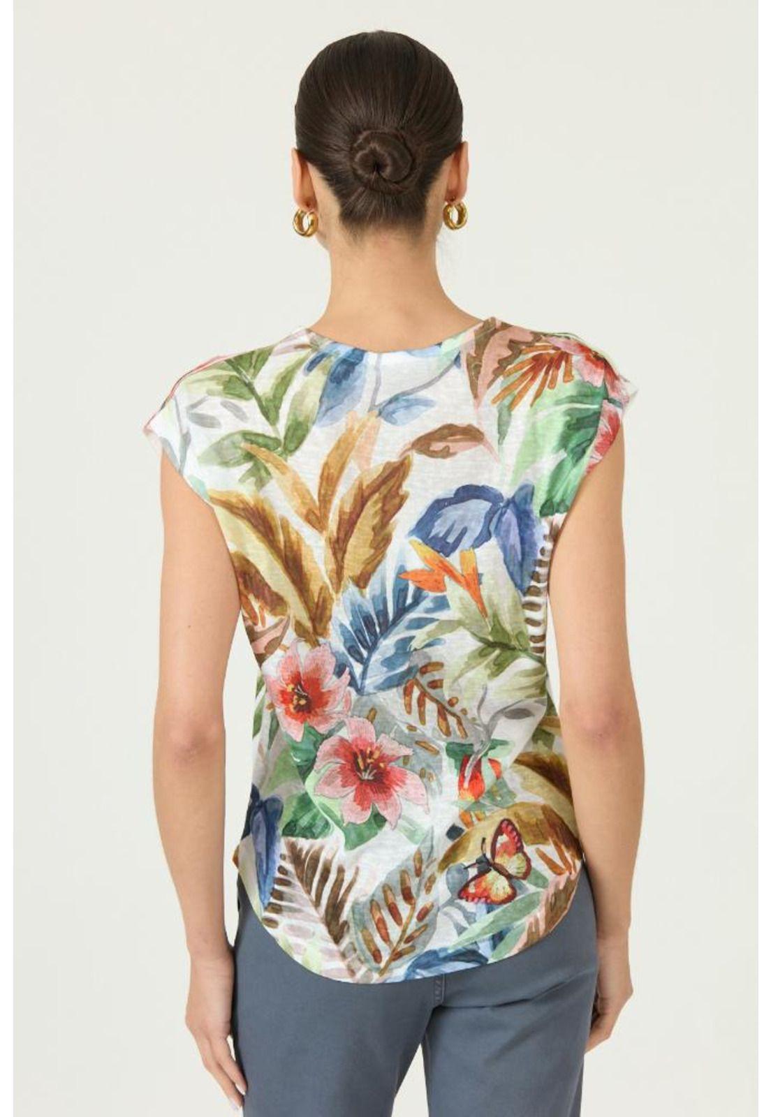 Polera multicolor estampada PRIVILEGE 2870-3