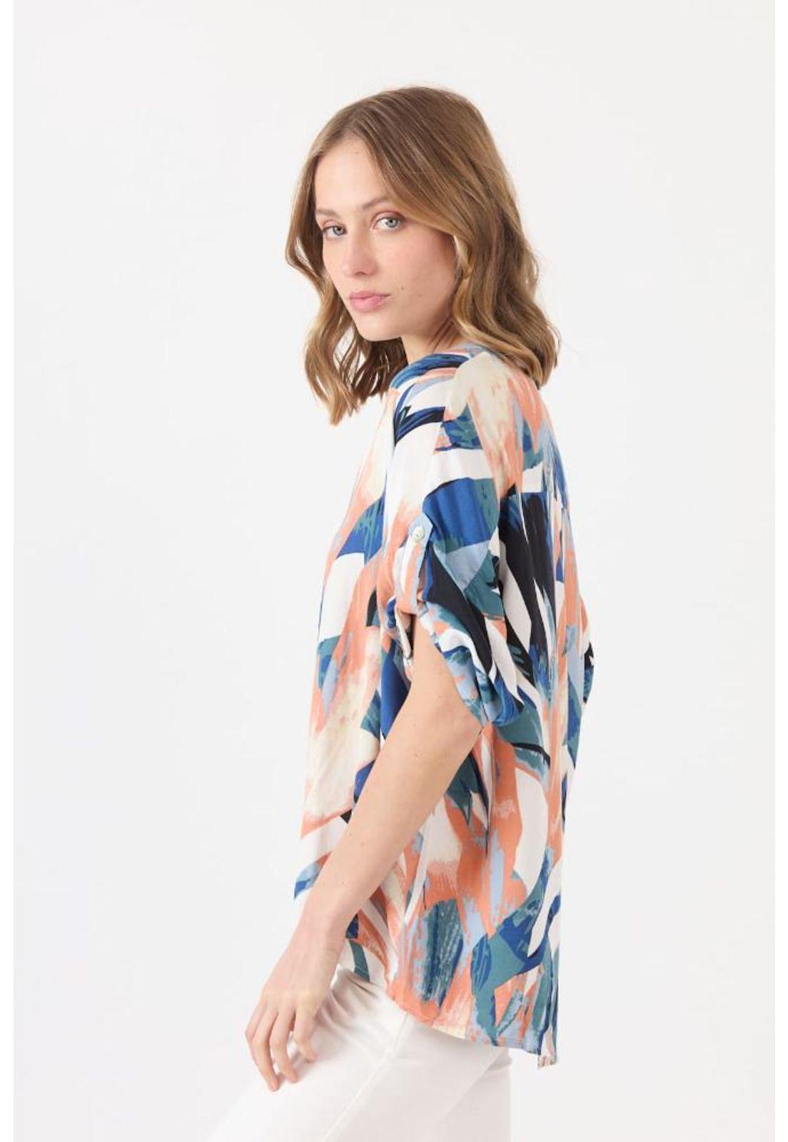 Blusa denim estampada PRIVILEGE 1595-3