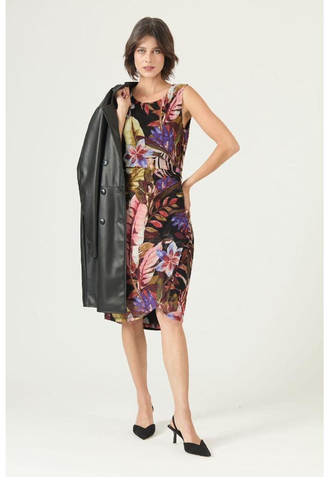 Vestido multicolor estampado PRIVILEGE 2628-1