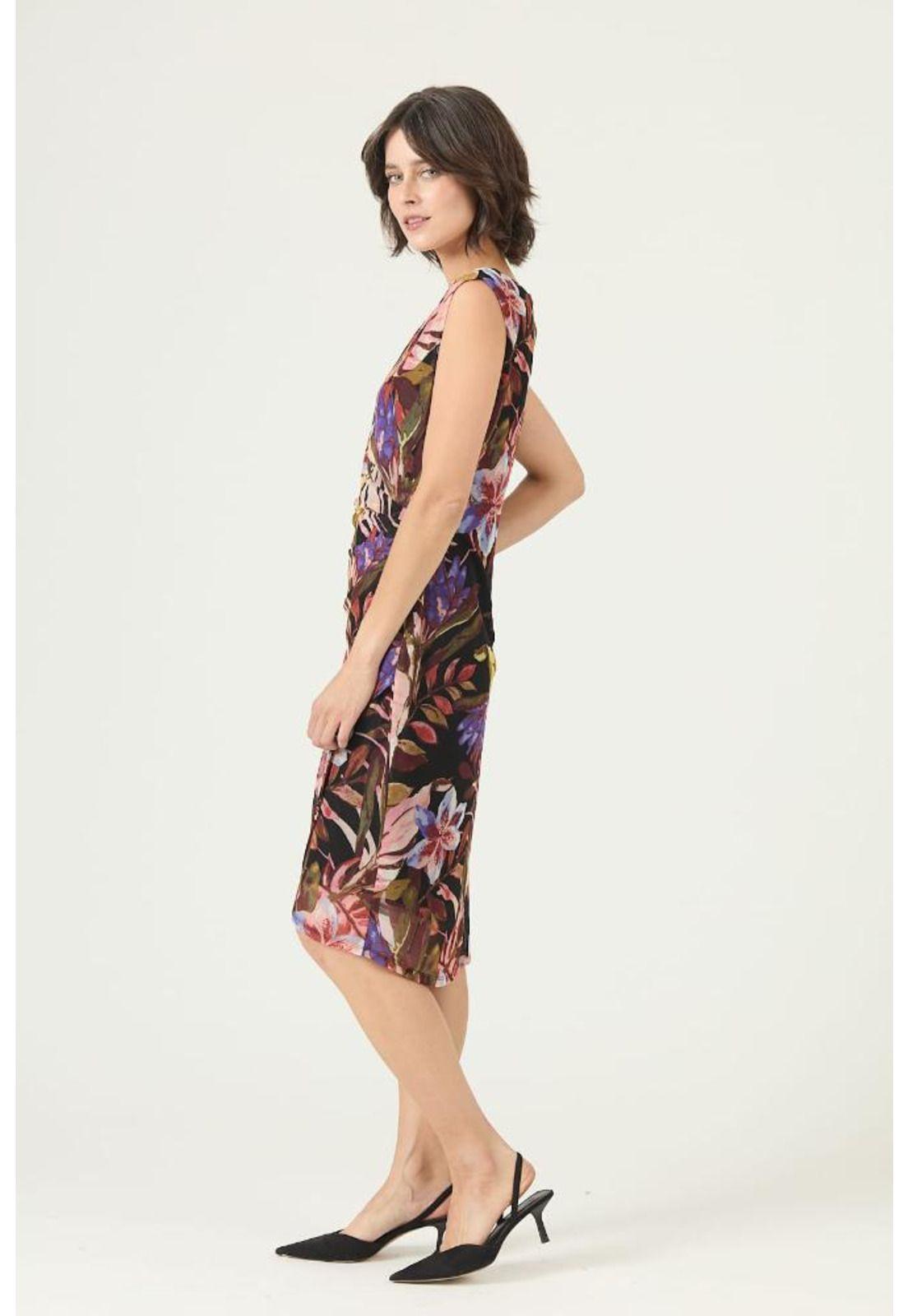 Vestido multicolor estampado PRIVILEGE 2628-3
