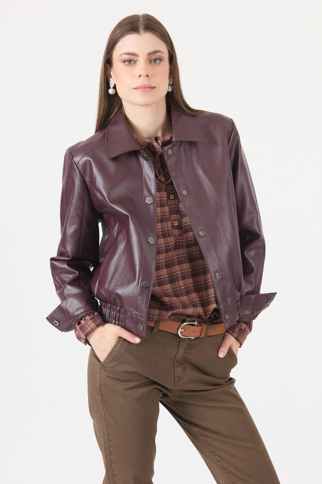 Chaqueta Burdeo Cod 1536096-0