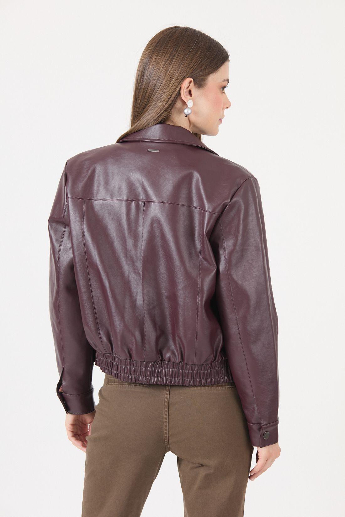Chaqueta Burdeo Cod 1536096-5