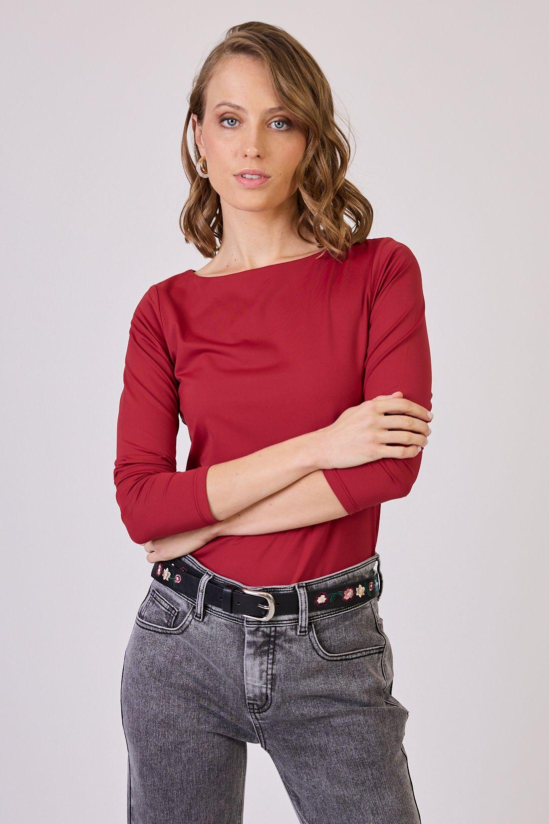 Polera Poliamida Roja Cod 2800026-0