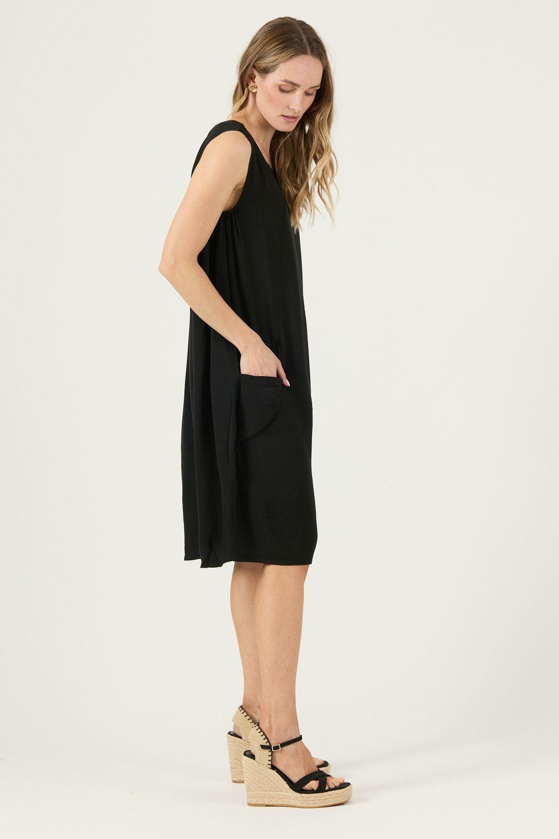 Vestido Negro Cod 4005665-2