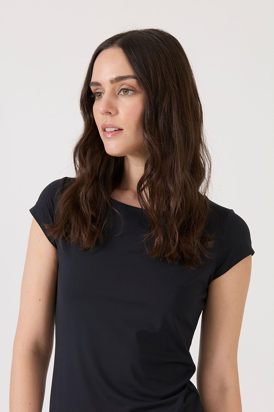 Polera poliamida negra 1545-2