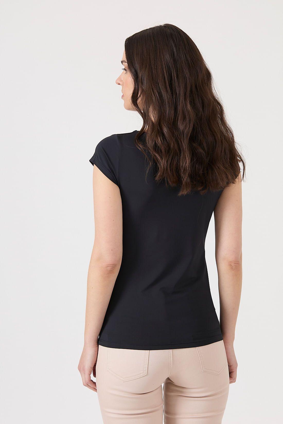 Polera poliamida negra 1545-4