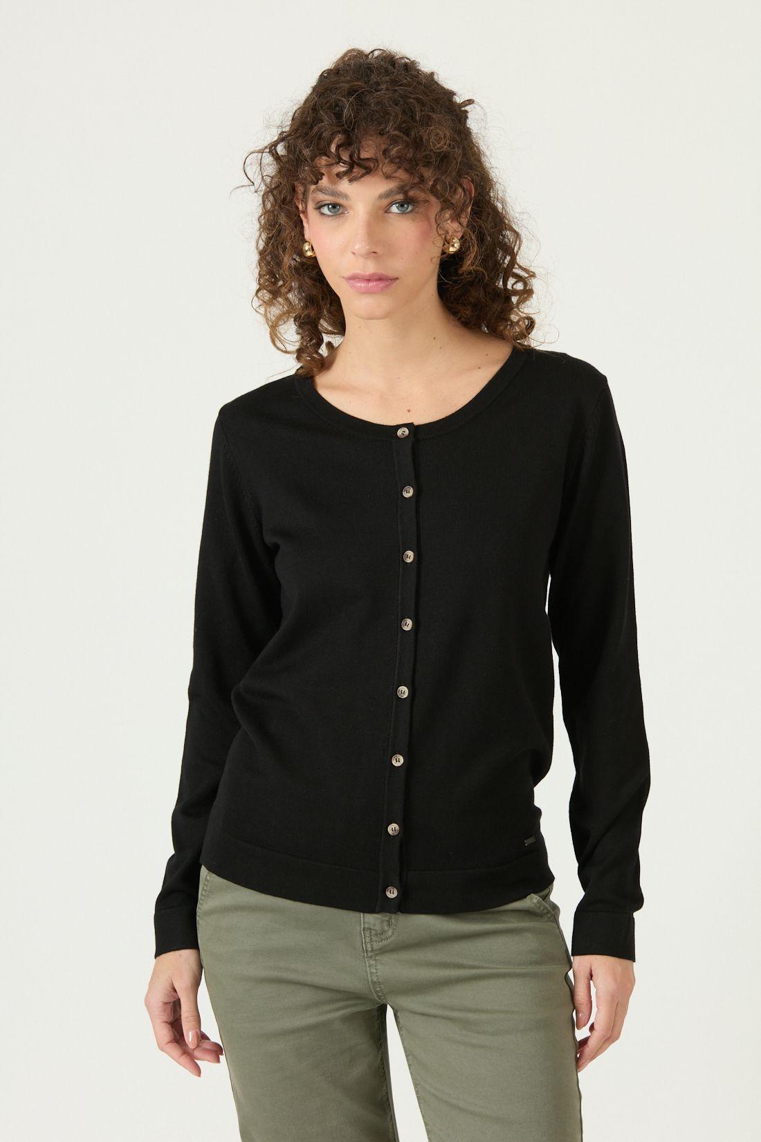 Cardigan Negro Cod 7900425-2