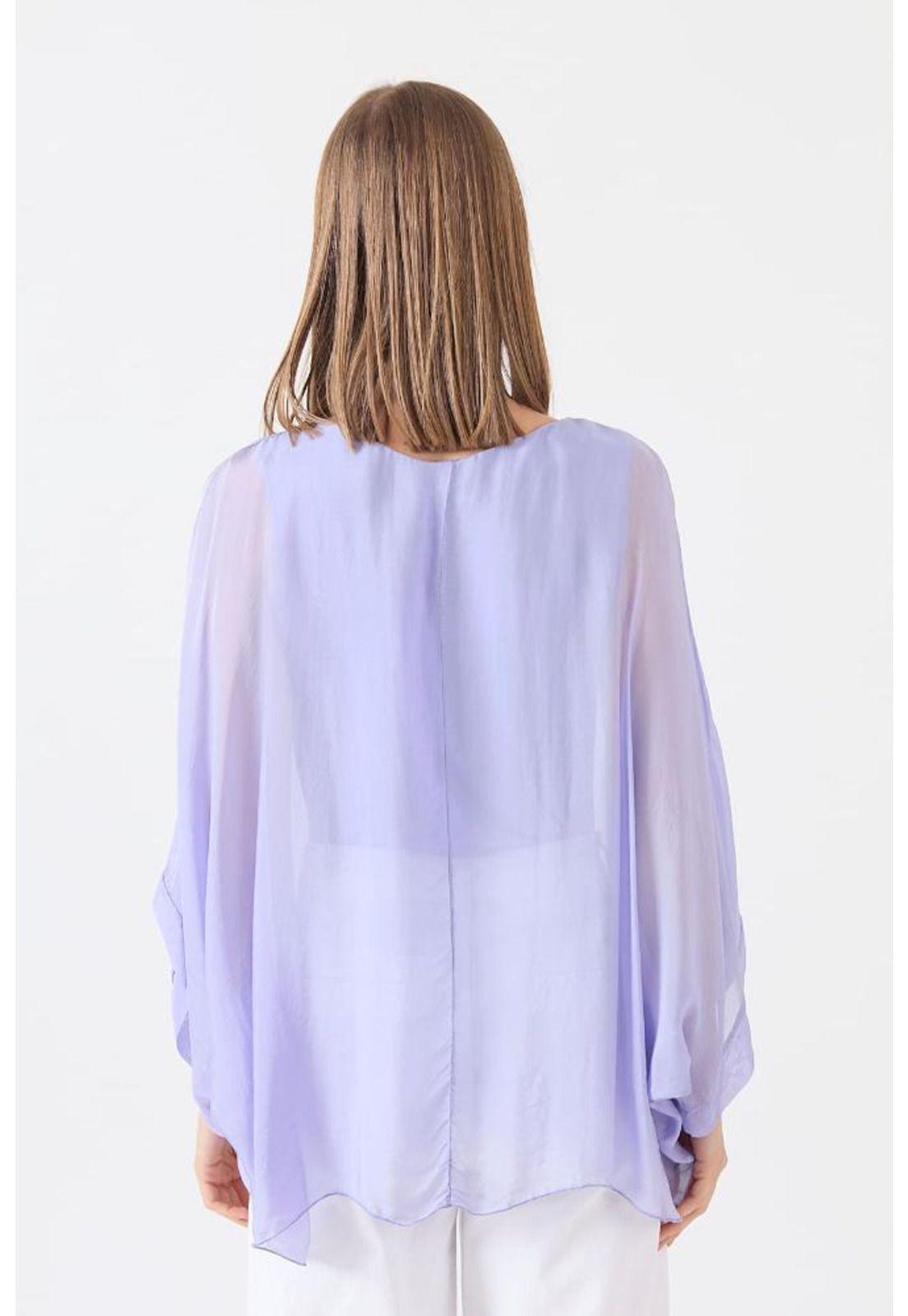 Blusa con seda lavanda PRIVILEGE 1531-4