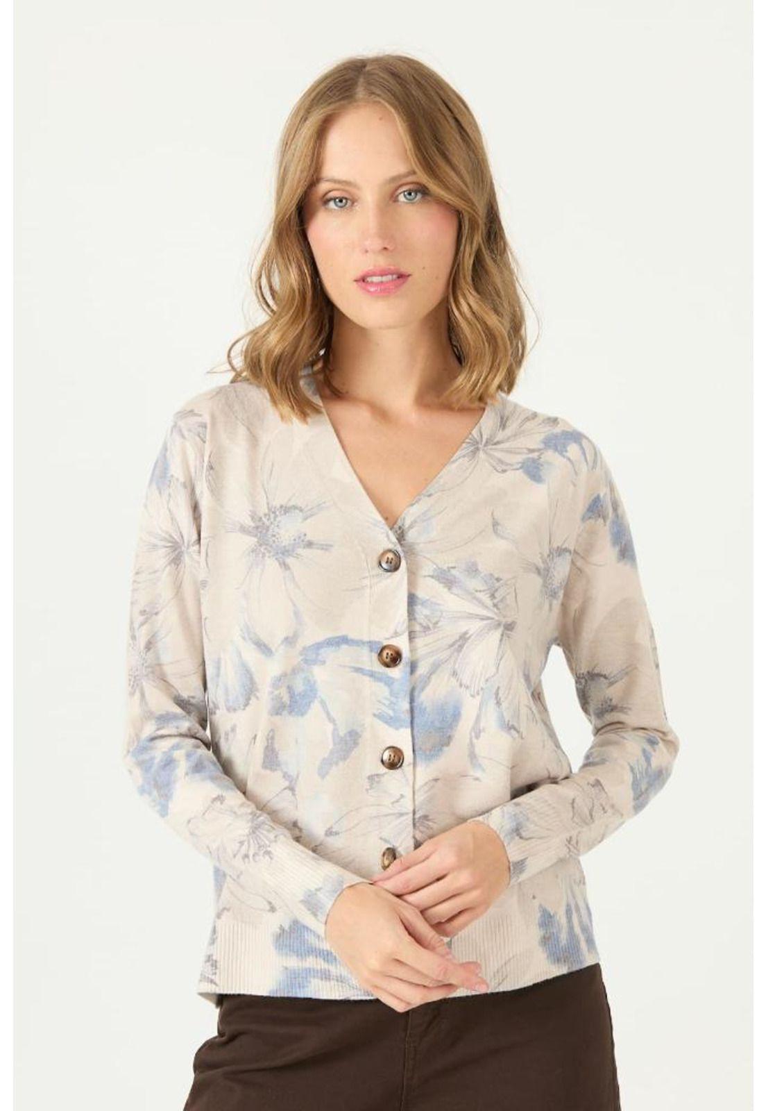 Cardigan crudo flores PRIVILEGE 2189-2