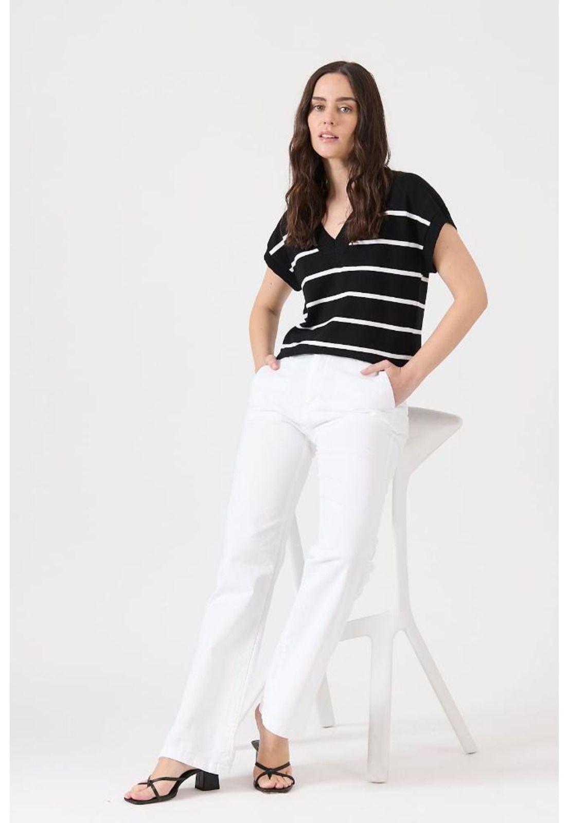 Jeans slim fit blanco PRIVILEGE-0
