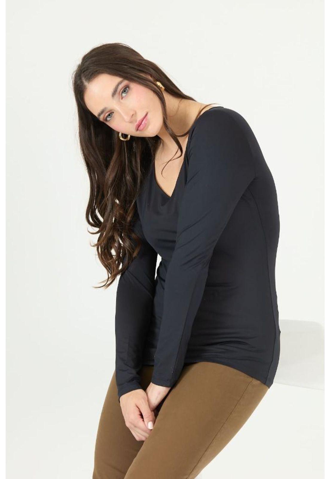 Polera negra PRIVILEGE 2326-0