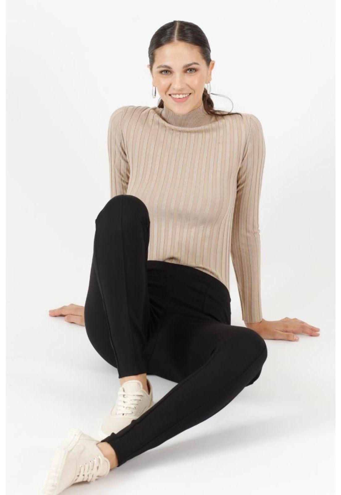 Leggings slim fit negra PRIVILEGE 736-0
